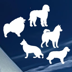 Dog Car Sticker Dog Mirror Decal Vehicle Decals Dog Sticker Easter Egg Decal Water Bottle Sticker German Shepherd Car Decal Sticker