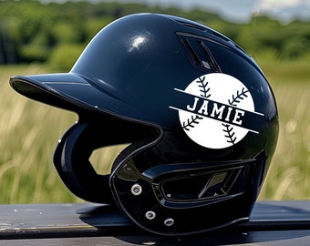 Custom Baseball Helmet Decal for Softball Sports Number Helmet Custom Name Decal Sticker Sports Team Sticker Decal for Water Bottle