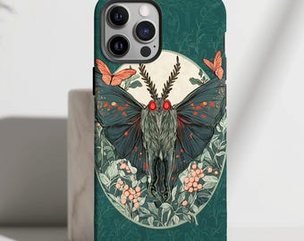 Mothman iPhone Case Cryptid Design Paranormal Mothman Case Cryptid Phone Case iPhone 16 16 Plus 16 Pro Max 15 14 13 Pro Max iPhone Gifts