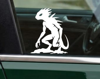 Chupacabra Decal Chupacabra Car Window Sticker Cryptid Decal Gift For Chupacabra Fan Cryptid Sticker Cryptid Car Accessories Goat Sucker