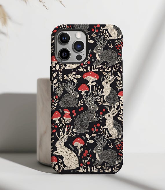 Jackalope iPhone Case Cryptid Phone Case Jackalope Samsung Case iPhone 16 Pro Case Jackalope Gift iPhone 16 Case Cell Phone Case Cryptid