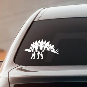 STEGOSAURUS Dinosaur Decal Car Decal Stegosaurus Dino Sticker Durable Waterproof Vinyl Sticker for Car Laptop Water Bottle bild 9