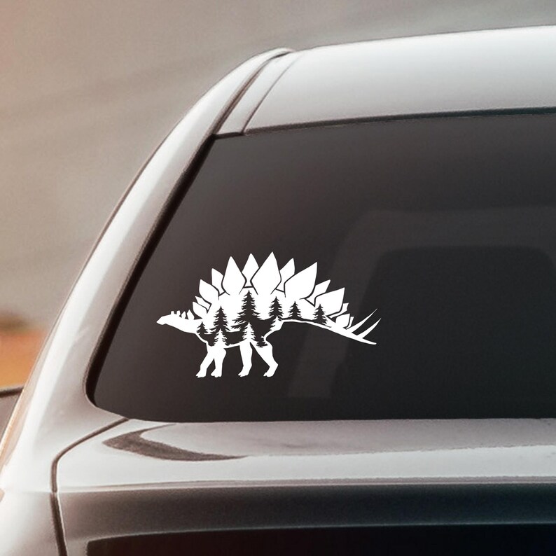 STEGOSAURUS Dinosaur Decal Car Decal Stegosaurus Dino Sticker Durable Waterproof Vinyl Sticker for Car Laptop Water Bottle bild 9
