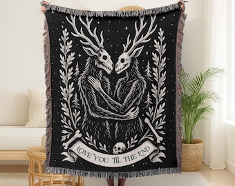 Personalized Wendigo Blanket Wendigo Couple Personalized Blanket Gift for Anniversary Gift for Wedding Wendigo Gift Custom Tapestry Gift