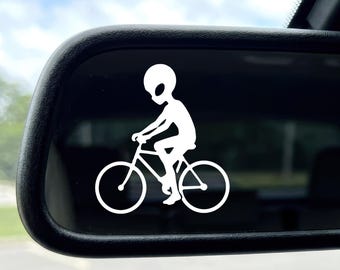 Mini Alien Decal Alien UFO Car Window Sticker Cryptid Decal Gift For Cryptid Fan Sticker Alien Cryptid Car Accessories Alien Gift Hidden