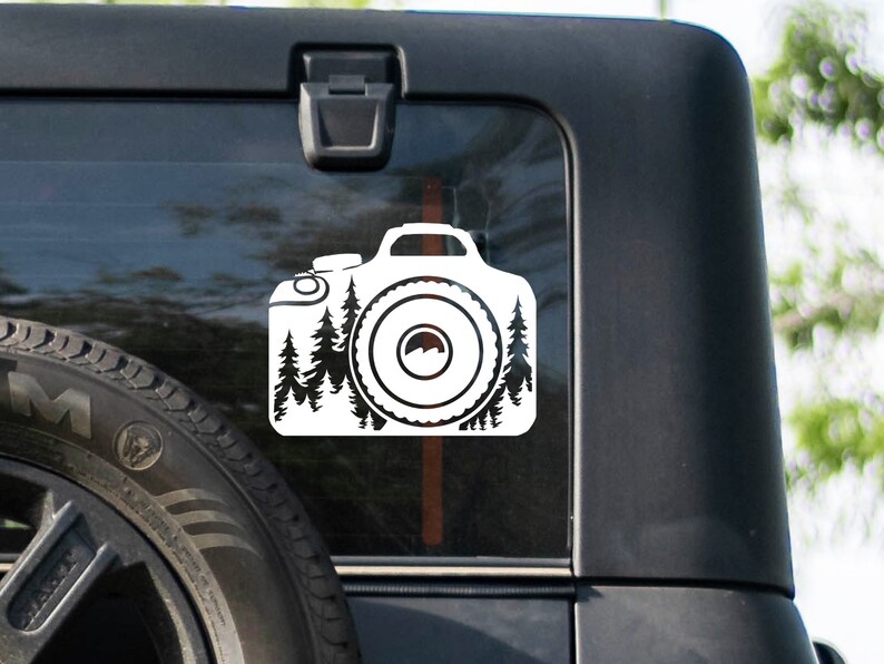 Camera Decal | Camera Stickers, Nature Stickers, Nature Car Decal ...