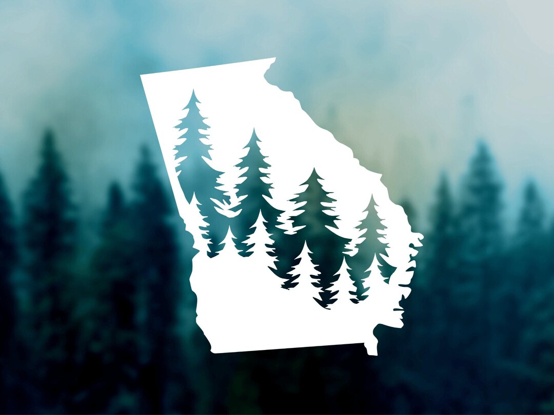 State GEORGIA Decal Georgia Sticker Car Decal United States Sticker
