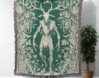 Wendigo Blanket Gift Couple Gift for Anniversary Gift Wendigo Tapestry Gift Cryptid Tapestry Gift for Couple Wendigo Blanket Cryptid Lover
