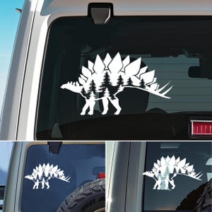 STEGOSAURUS Dinosaur Decal Car Decal Stegosaurus Dino Sticker Durable Waterproof Vinyl Sticker for Car Laptop Water Bottle bild 6