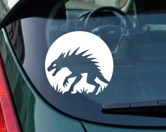 Chupacabra Decal Chupacabra Car Window Sticker Cryptid Decal Gift For Chupacabra Fan Cryptid Sticker Cryptid Car Accessories Goat Sucker