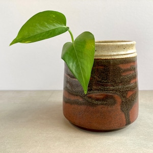 Vintage Ceramic Vase | Signed Studio Pottery | Floral Vase
