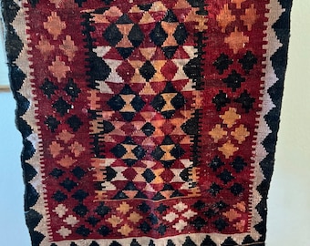 Vintage Woven Rug | Small Kilim