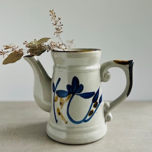 Ceramic Tea Pot | Vintage Stoneware Kettle | Ceramic Pottery