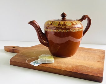 Greek Border Teapot | Gibson and son Ltd | Made in England