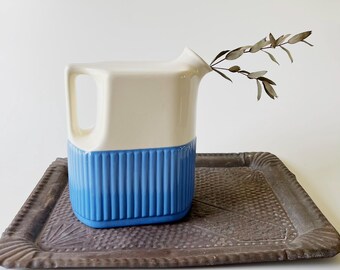 Vintage Universal Pottery Inc Two Toned Water Pitcher