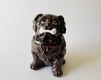 Vintage Dog Treat Cookie Jar by Crest Mold 79'