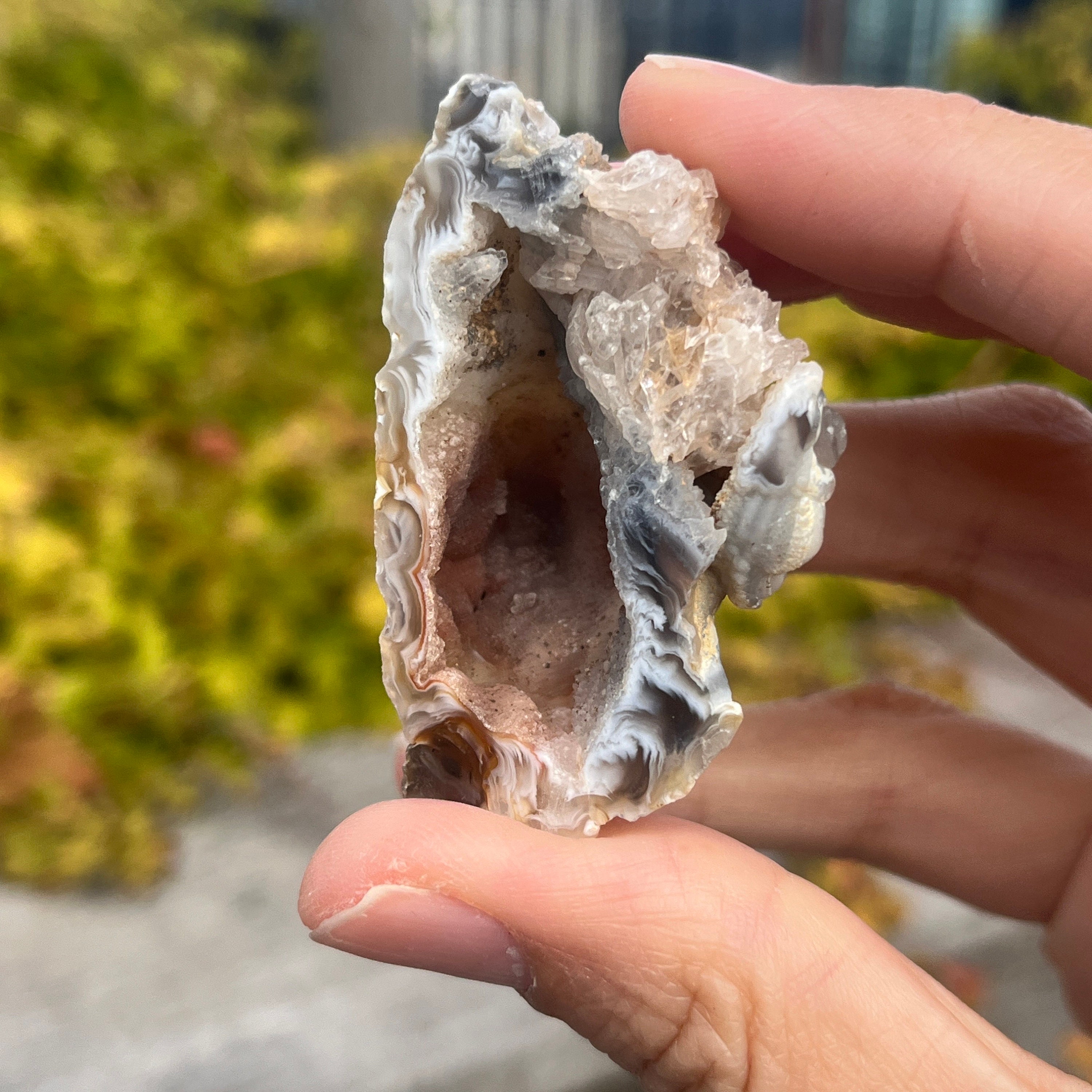Druzy Agate Pocket Stone Agate Pocket Druzy Agate - Etsy