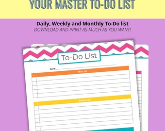 Master To-Do Lists