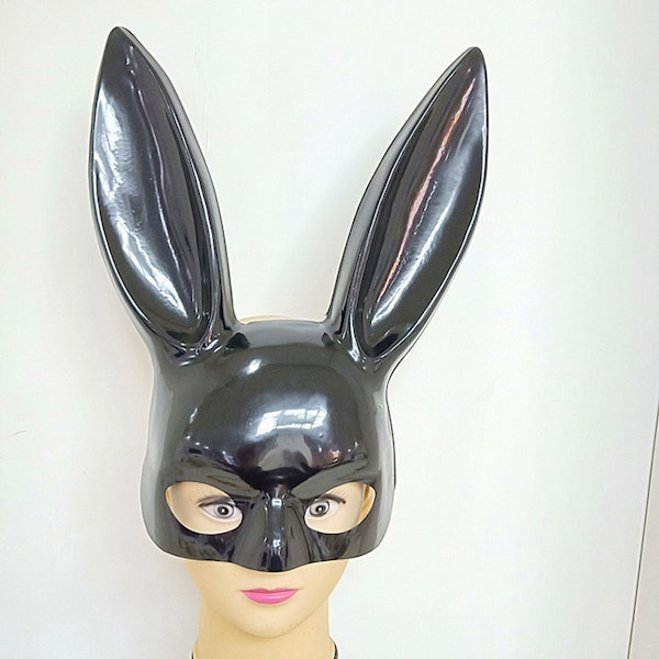 máscaras de conejito hechas a mano mascarada orejas de conejo máscaras de conejita máscaras de conejita halloween máscara de conejo fiesta