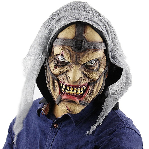 Cross-border Halloween pimp monster mask horror latex ghost mask screaming zombie death mask