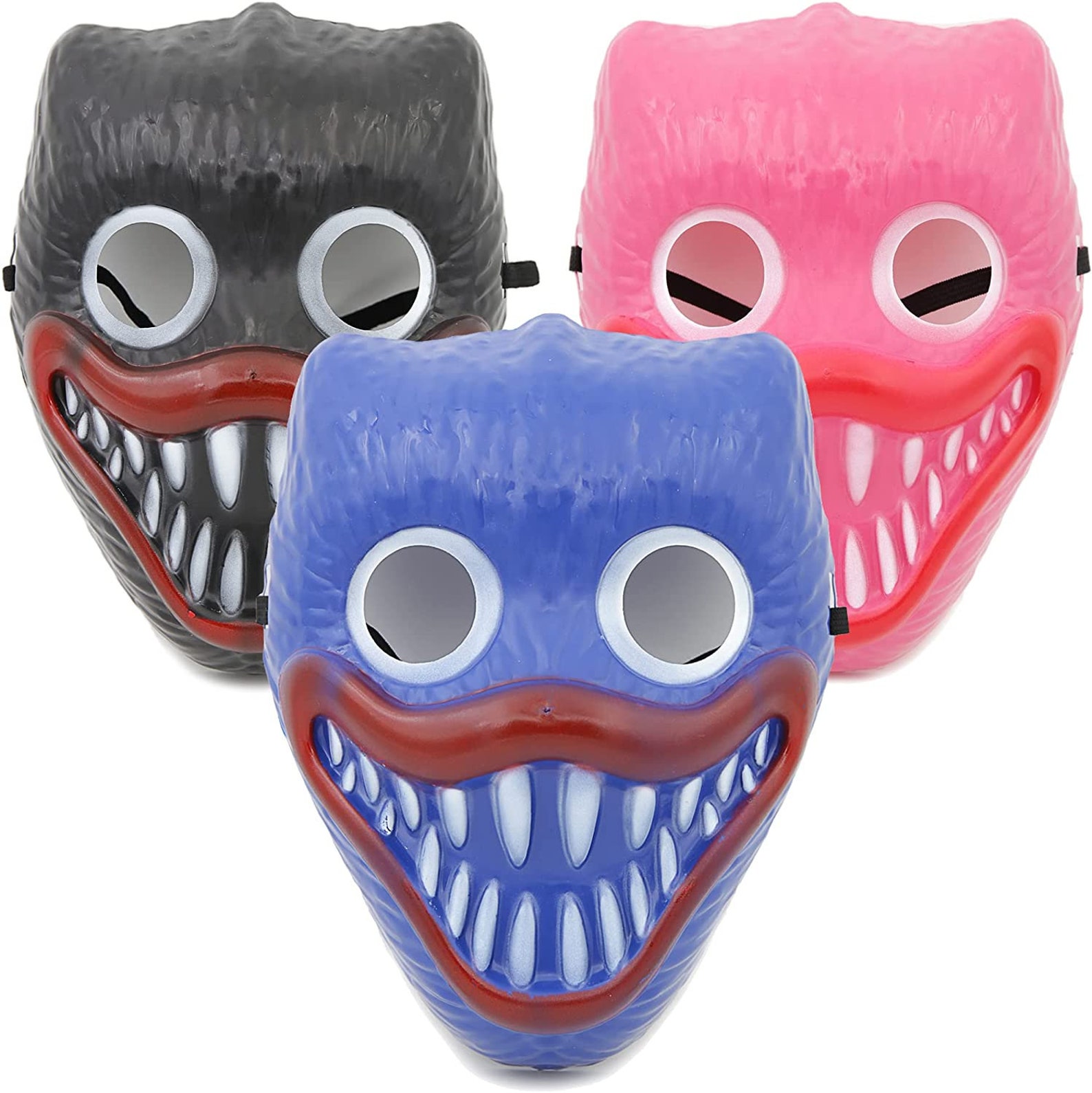 Hand Painted Huggy Wuggy Mask for Kids Poppy Playtime Costume Etsy Canada