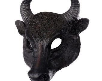 Halloween Ostern Karneval Party PU Schaum Realistische Tier Buffalo Bull Kopf Maske