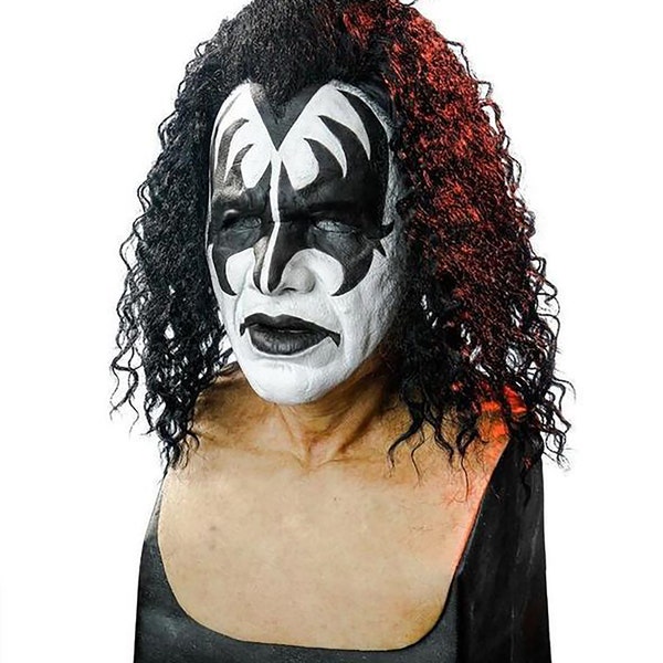 Lead singer horror funny latex custom mask