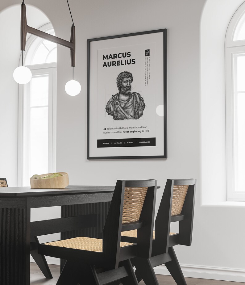 Marcus Aurelius Poster - Etsy