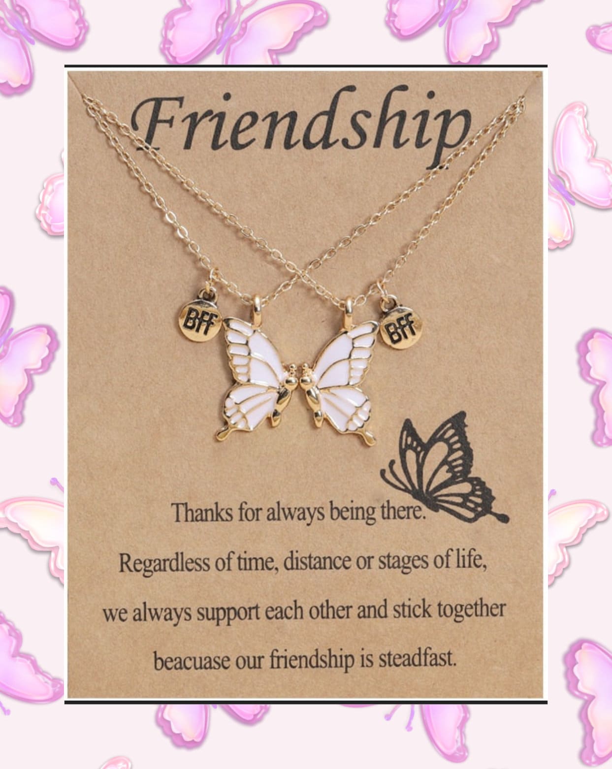 Friendship Necklace for 2 Magnetic 