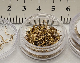 Brass shavings for jewelry making/inlay