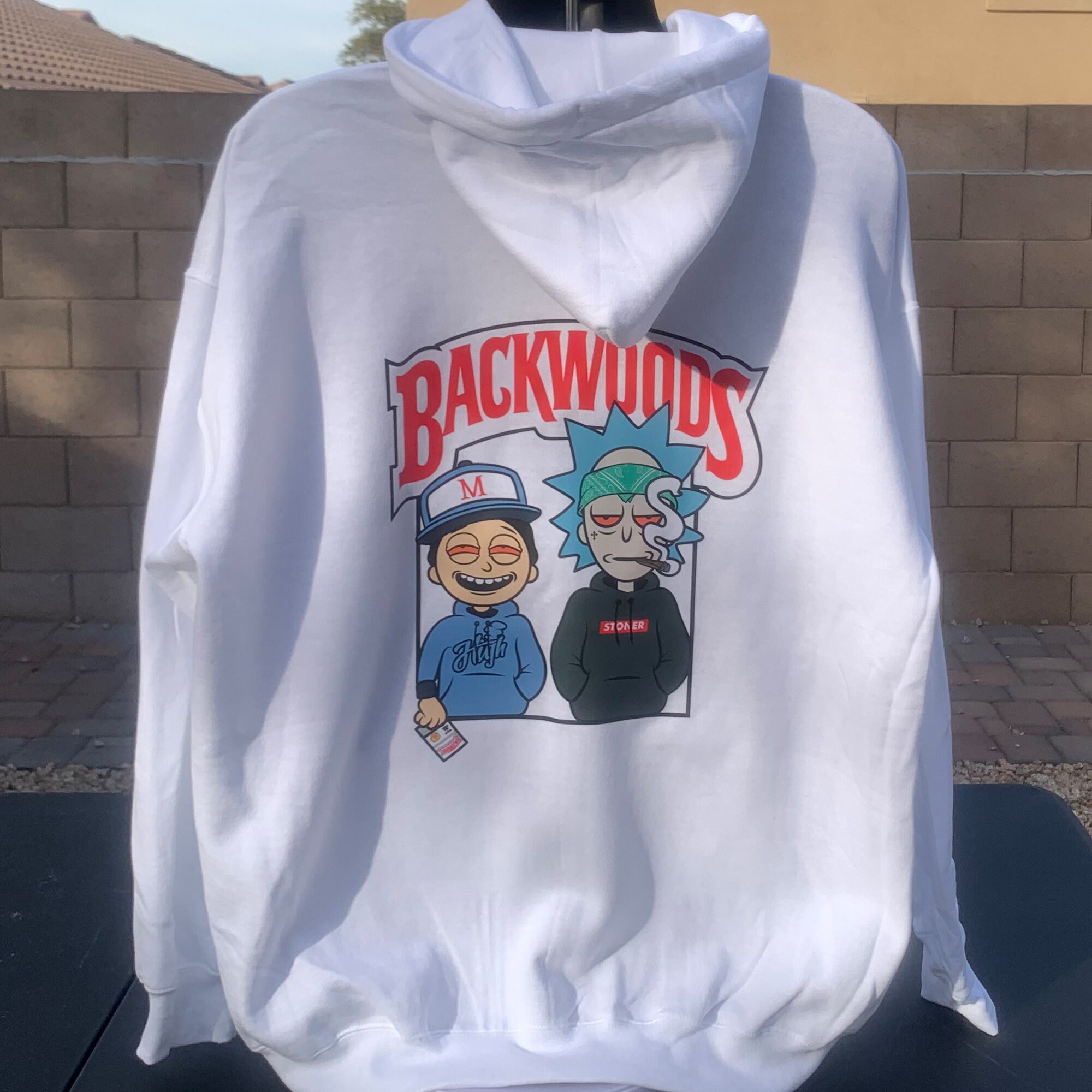 Rick and morty store backwoods hoodie