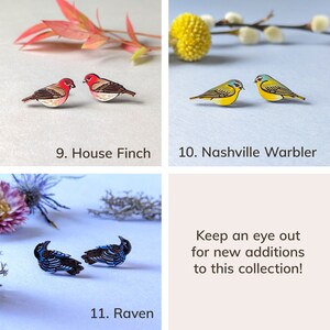 Bird Lovers Build-Your-Own 3-Pair Stud Set Birder Gift image 4