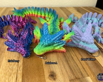 Articulating Axolotl Dragon | Desk Buddy | Fidget Sensory Toy | 3D Printed