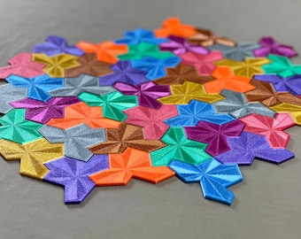 Einstein "One Stone" Tile Set | Hat Tile Set | Aperiodic Tessellating Tiles | 3D Printed