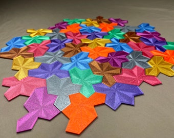 Spectre Tile Set | Aperiodic Tessellating Tiles | Ein Stein "Hat" Tile Revisited | 3D Printed