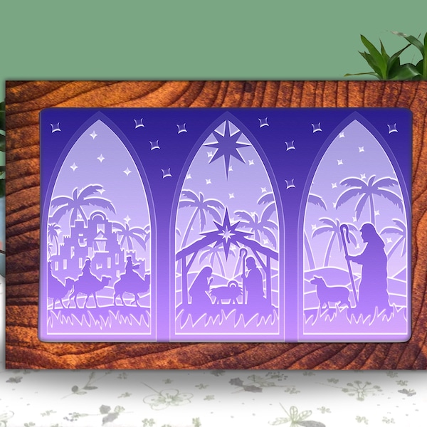 Christmas Nativity Paper Cut Light Box SVG, Jesus Birth Shadow Box SVG Cricut File, Cutting Cricut, Shadow Paper Cut, DIY Christmas Nativity Paper Cut Light Box SVG, Jesus Birth Shadow Box SVG Cricut File, Cutting Cricut, Shadow Paper Cut, DIY