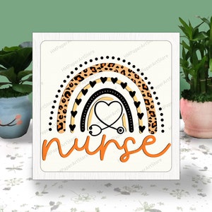 Enfermeira arco-íris 3d caixa de papel corte caixa de luz svg, enfermeira vida sombra caixa svg arquivo cricut corte cricut, enfermeira sombra corte de papel