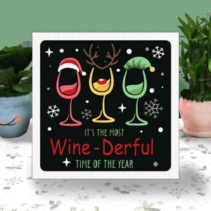 Wijn Derful Christmas 3D-doos, wijnkerstmis Shadow Box svg, gelaagde Svg-lichtbak Svg, bestanden voor Cricut, wijn Papercut, wijn Derful