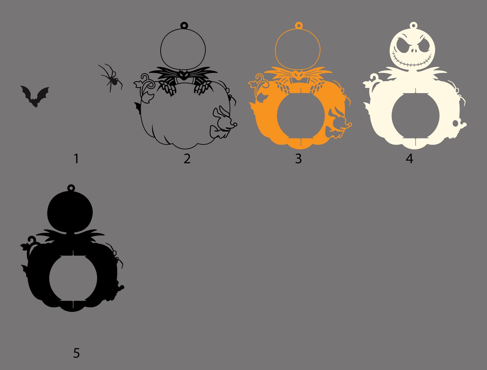 Halloween Lantern SVG for Cricut, Nightmare Shadow Box, Jack ...