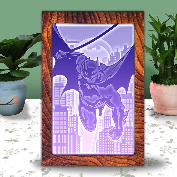 BAT Cut Light Box SVG, Bat Shadow Box Svg Cricut File, Bat Cutting Cricut, Bat Shadow Paper Cut, DIY