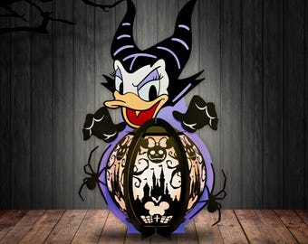 Archivo digital de linterna de dibujos animados, lámpara de dibujos animados, linterna de dibujos animados, caja de sombra de Halloween, decoración de Halloween, linterna de Halloween, corte de papel de linterna