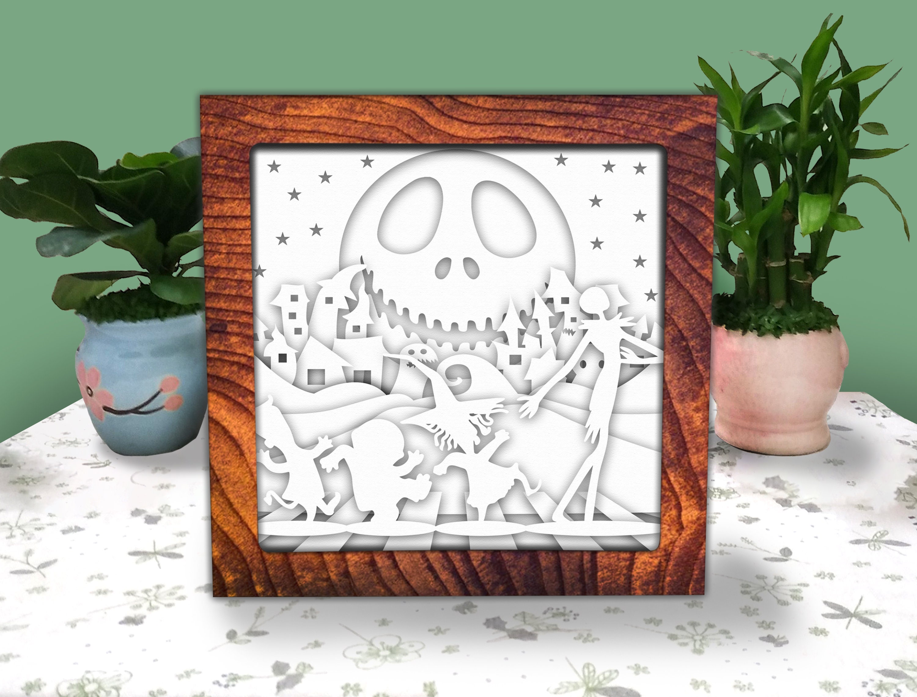 Nightmare 2A Paper Cut Light Box Template Files SVG, Nightmare ...