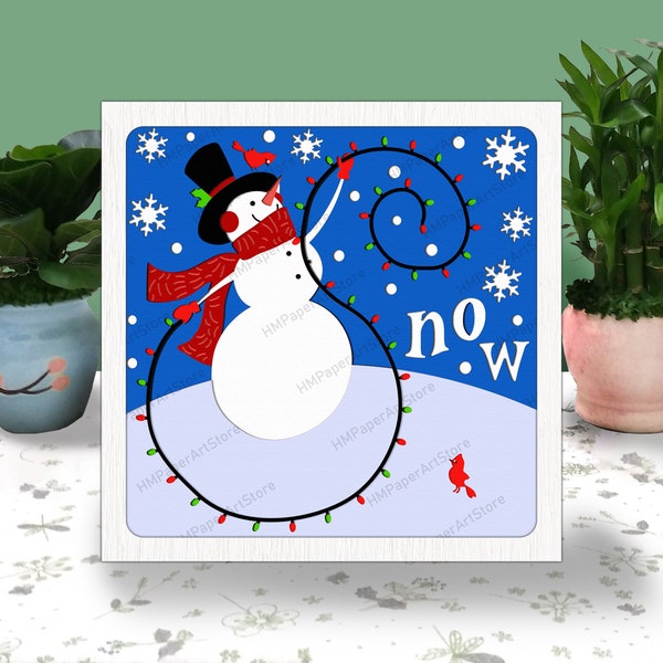 Snowman Christmas 3D box, Snowman Christmas Shadow Box svg, Layered Svg Light Box Svg, Files For Cricut, Snowman Papercut, Christmas SVG Snowman Christmas 3D box, Snowman Christmas Shadow Box svg, Layered Svg Light Box Svg, Files For Cricut, Snowman Papercut, Christmas SVG