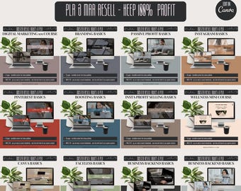 Digital Marketing Course Bundle: 12 Mini Courses, MRR + PLR