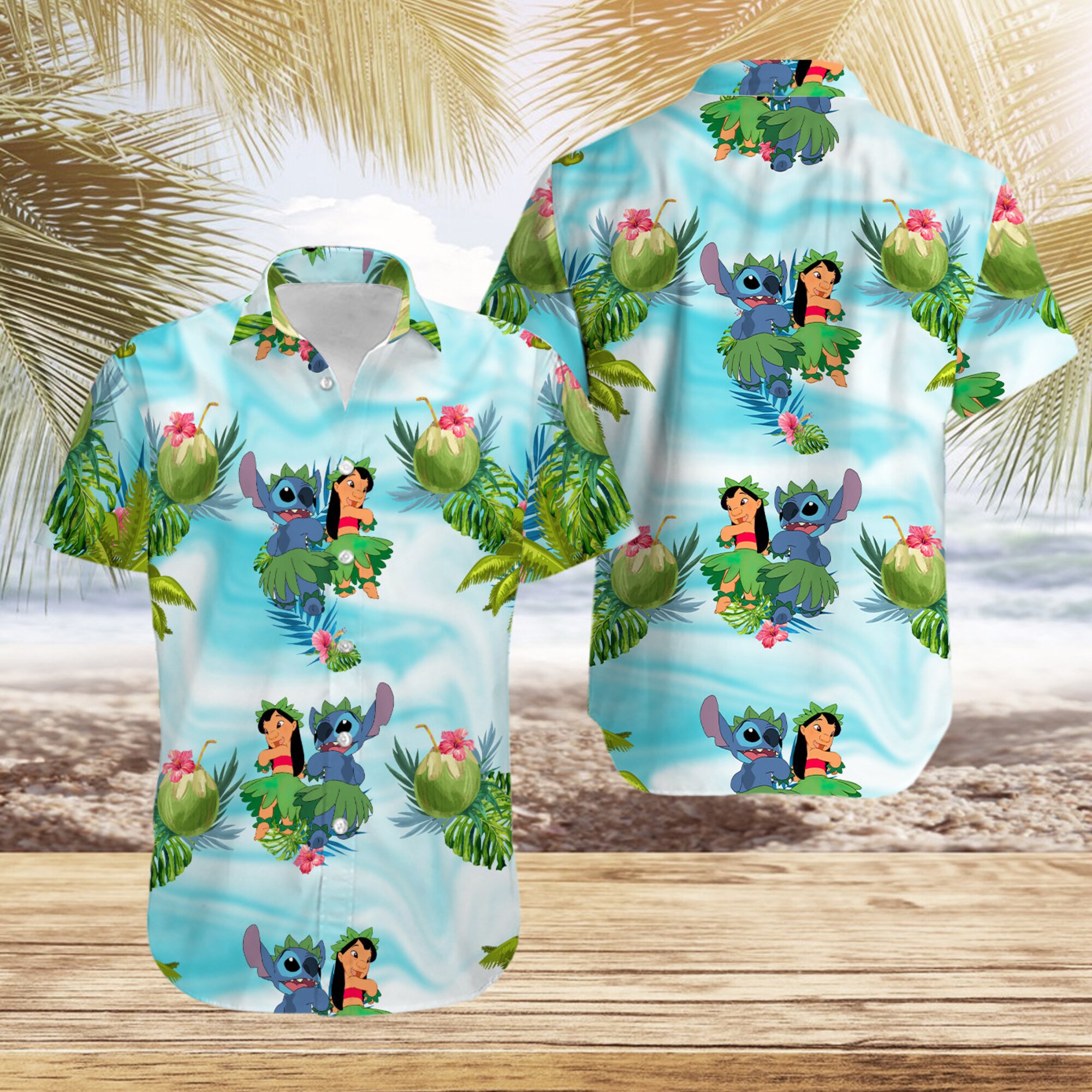 Lilo Und Stitch Hawaiian Shirts Lilo Und Stitch Hawaiian Shirts