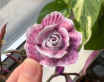 Série Speak Now - Aimants pour réfrigérateur fleur mauve - Mini 5 cm - Cadeaux pour elle - Shower de bébé nuptiale pour la Saint-Valentin des mères - Décoration d&#39;intérieur