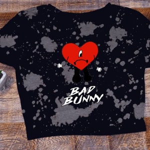 Bad Bunny Crop Top Shirt / Un Verano Sin Ti Crop Top Shirt / Bad Bunny New Album Crop Top Shirt / Bad Bunny Tour Crop Top Shirt