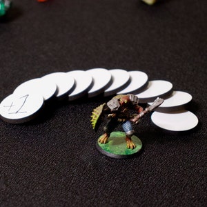 Dry Erase Tokens by BTA Workshop | TTRPG | DnD | MTG | reusable | Dry Erase | Whiteboard
