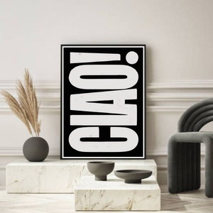 CIAO Classy Girl Digital Art Print Decor For Added Charm and Sophistication