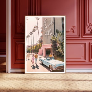 Beverly Hills Hotel Chic Elevate Your Space with Trendy Luxury Art Modern Glamour for Stylish Homes